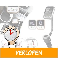 Carkit met FM transmitter en oplader