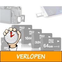 Micro SD kaarten met adapter