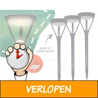 3-pack LED's Light solar lamp met grondpin