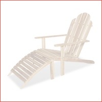 vidaXL Teak Adirondack stoel