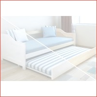 Uitschuifbaar bed in 2 kleuren