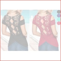 Lovely lace back shirt