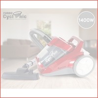 TurboTronic 1400W Zakloze Cycloonstofzui..