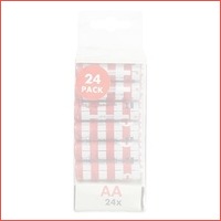 24-pack AA batterijen