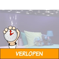 Wekker met sterrenprojectie