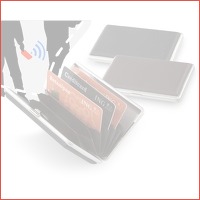 Chique aluminium wallet met RFID bescher..