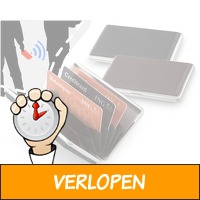 Chique aluminium wallet met RFID bescherming