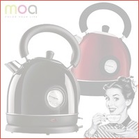 Moa Retro waterkoker deluxe met thermome..