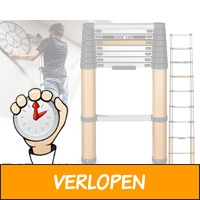 Veilige batavia telescopische ladder met soft-close