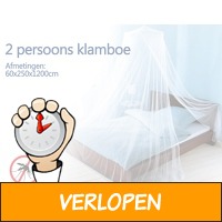 Sfeervolle 2-persoons klamboe