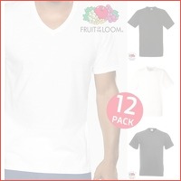 12-pack Fruit of the Loom T-shirts