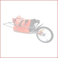 Fietskar one-wheel met bagagetas