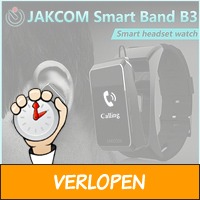 Jakcom B3 Smartwatch met ingebouwde bluetooth headset