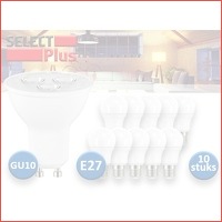 10 x Select Plus LED lampen