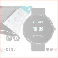 Sinji health-smartwatch met bloeddrukmet..