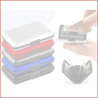 Aluminium wallet met RFID bescherming