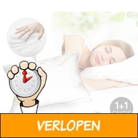 Memory Foam kussen met tijk van bamboevezels