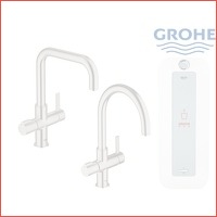 Grohe Red Duo SuperSteel kokendwatermeng..