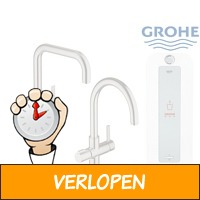 Grohe Red Duo SuperSteel kokendwatermengkraan