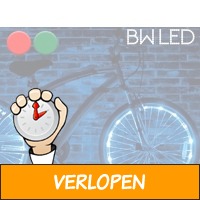 2 LED Lichtslangen Voor Het Fietswiel - Groen / rood / ..