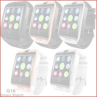 Q18 Curved HD Bluetooth Smartwatch