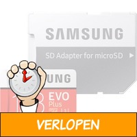 Samsung microSDXC Evo+ 128 GB 100MB/S CL 10 + SD Adapte..