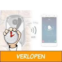 Smart WiFi deurbel met camera en intercom