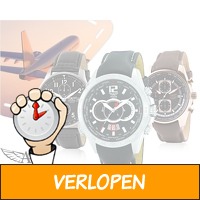 Aviator horloges in 5 modellen