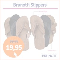 Leren Brunotti heren slippers