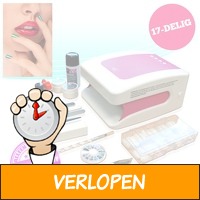 UV nagelstudio met 16-delige accessoiresset