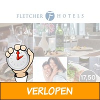 3-gangen diner voor 2 personen bij Fletcher Hotels