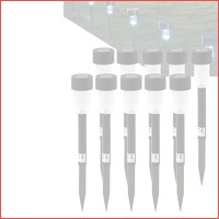 10 Pack LED Solar buitenlampen