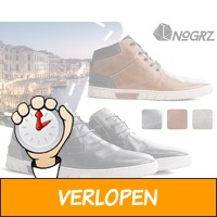 Nogrz leren herenschoenen