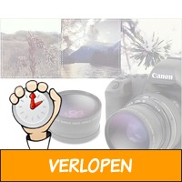 Groothoek- en macrolens 52/58mm