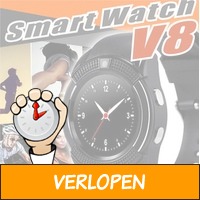 Smartwatch V8 Chronograaf Look Bluetooth 4.1