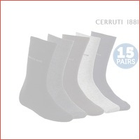 15 pairs Cerruti Business-sokken