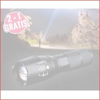 Militaire zaklamp met 5 x zoom