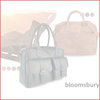 Leren bloomsbury western of laptoptas