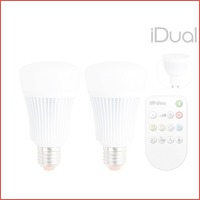 2 x iDual iWhites LED |met afstandsbedie..