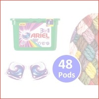 Ariel 3-in-1 pods color - 48 pods