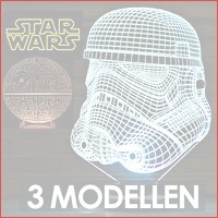 Star Wars optische 3D hologram decoratie