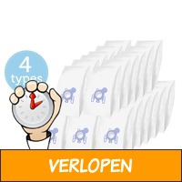 30 x stofzuigerzak in 4 typen