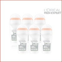 6 x L'Oreal Shirt Protect Deodorant