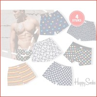 4 Happy Socks boxershorts