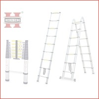 Herzberg telescopische ladders in 3 mate..