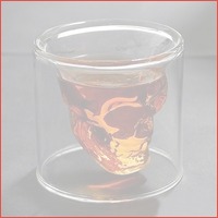 Skull Whiskey Glass