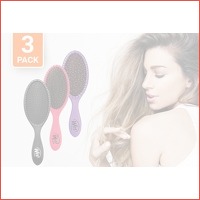 3 x Wet Brush ontwarborstel voor nat en ..