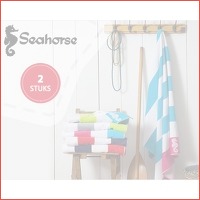 2 x luxe Seahorse strandlakens