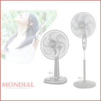 Mondial ventilator met 6 bladen