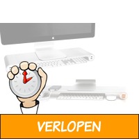 Desktop/laptop organizer met 4 USB-aansluitingen